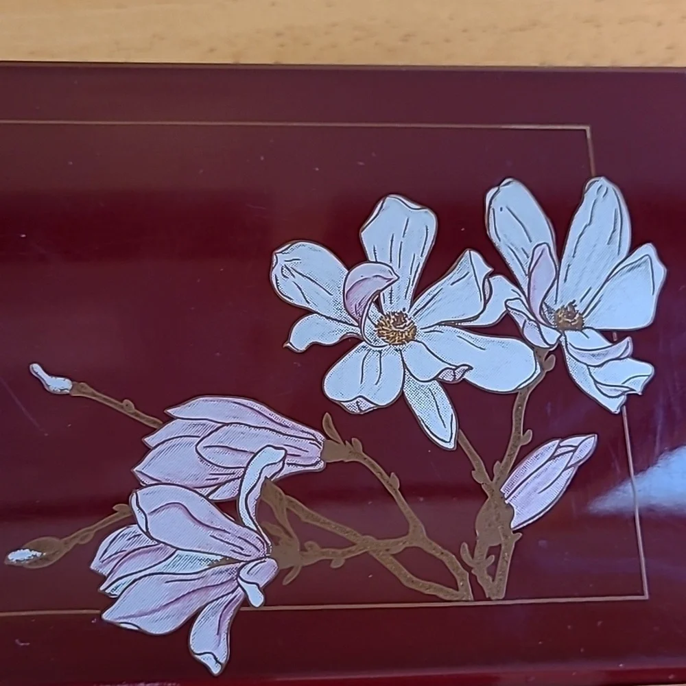 OTAGIRI Vintage 'Magnolia' Decorative Notepad Holder Box - Picture 6 of 16